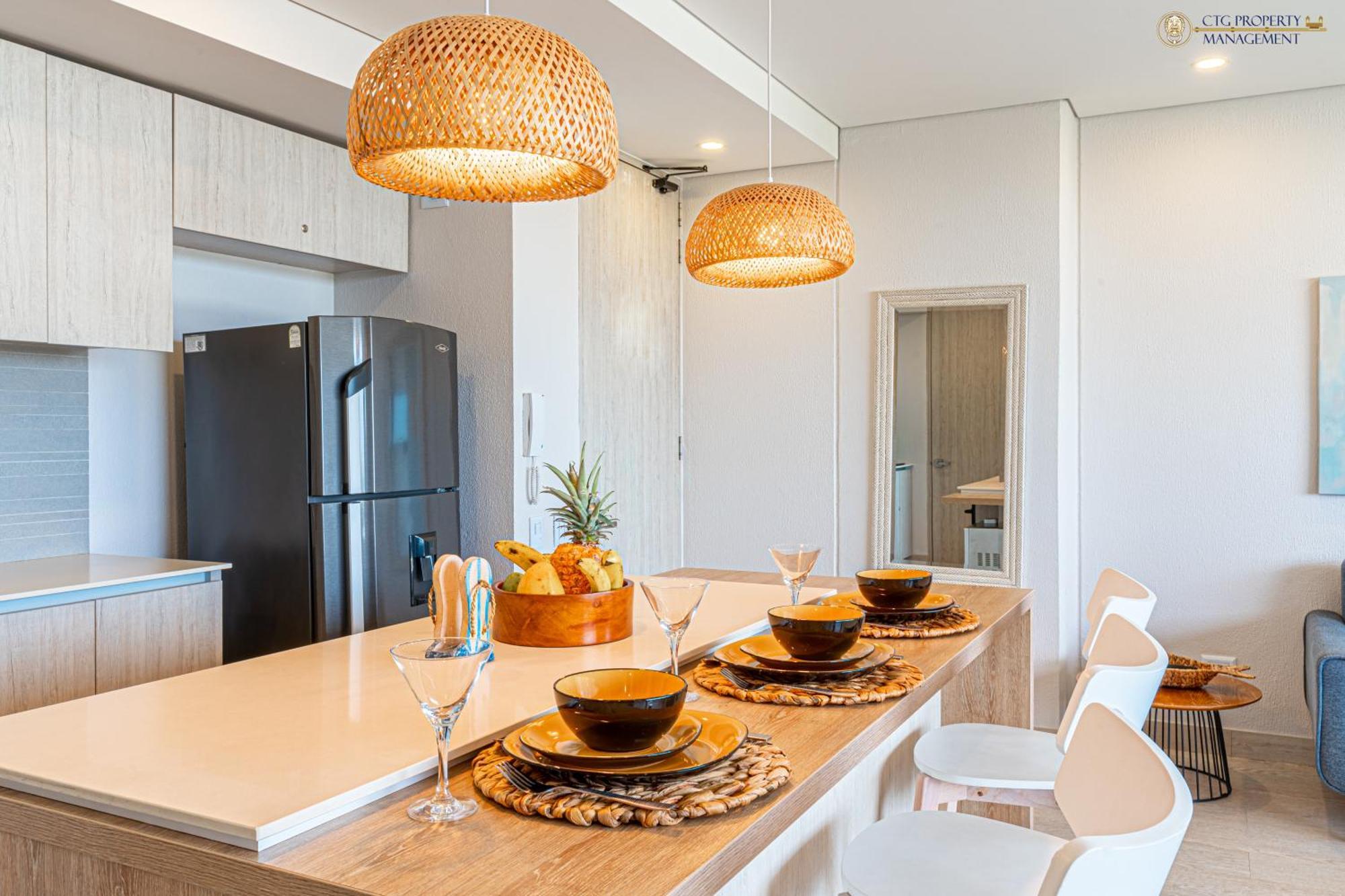 Martinique Cartagena - Apartamentos A Corta Caminata De Playa Azul Zewnętrze zdjęcie