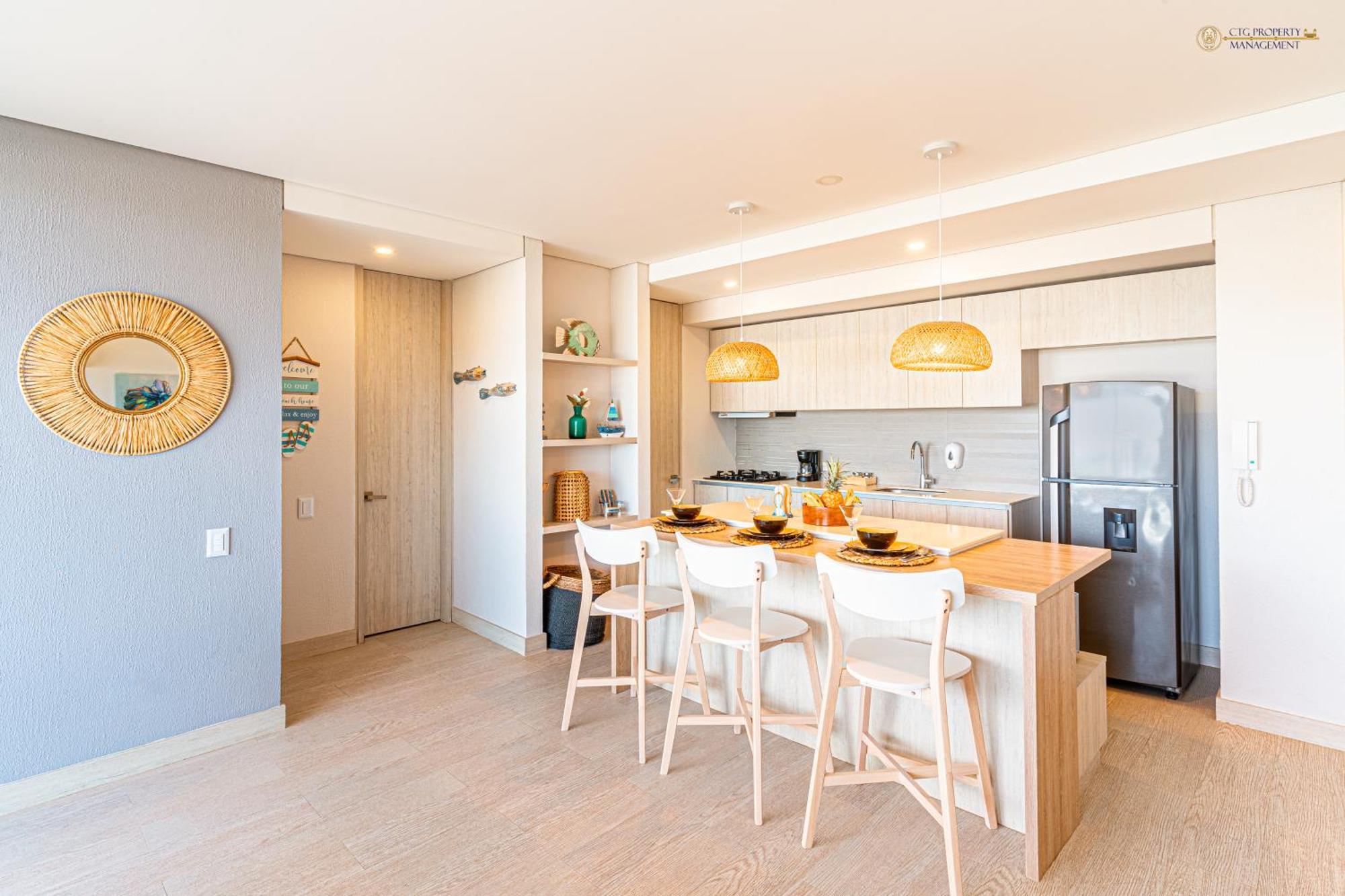 Martinique Cartagena - Apartamentos A Corta Caminata De Playa Azul Zewnętrze zdjęcie