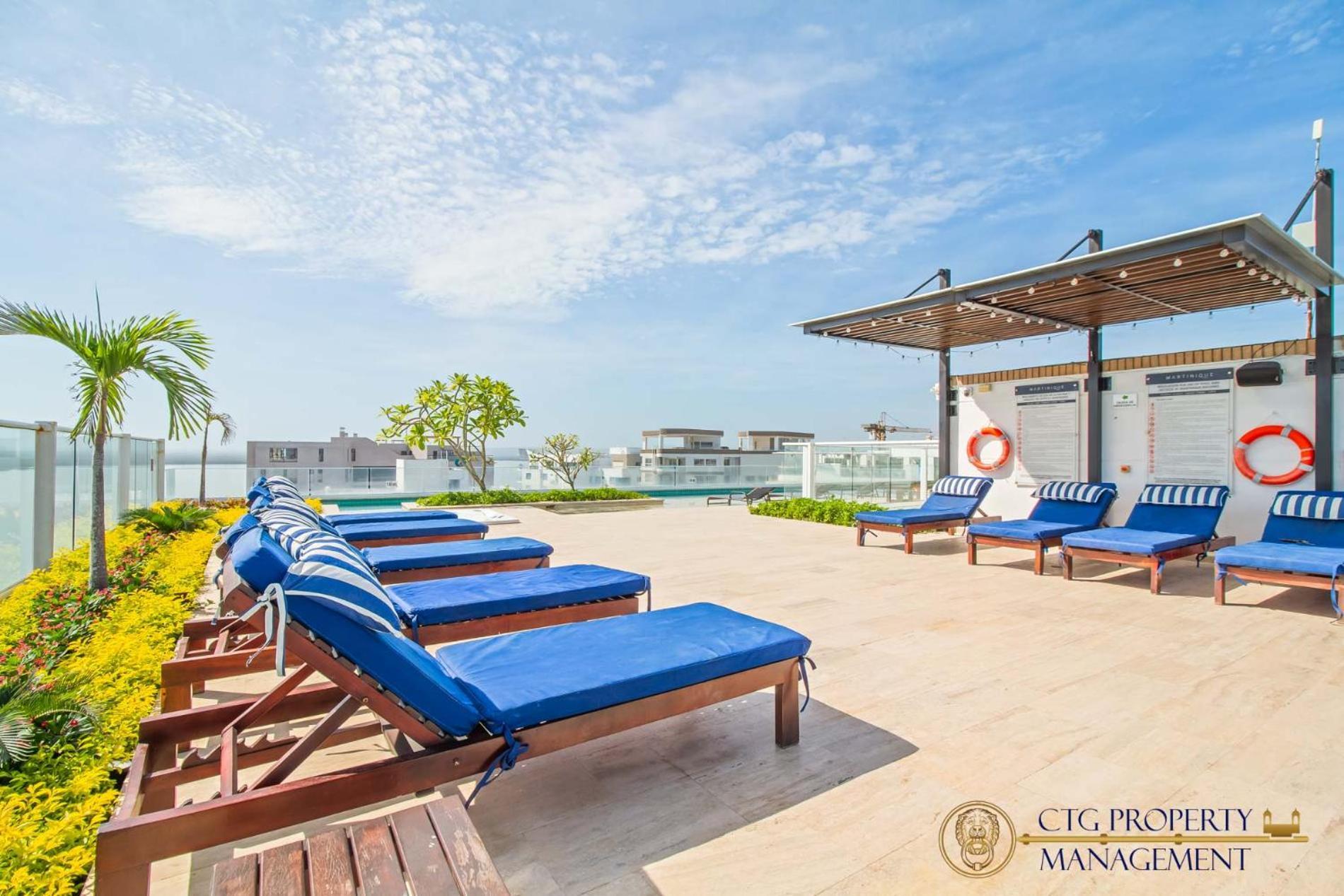 Martinique Cartagena - Apartamentos A Corta Caminata De Playa Azul Zewnętrze zdjęcie